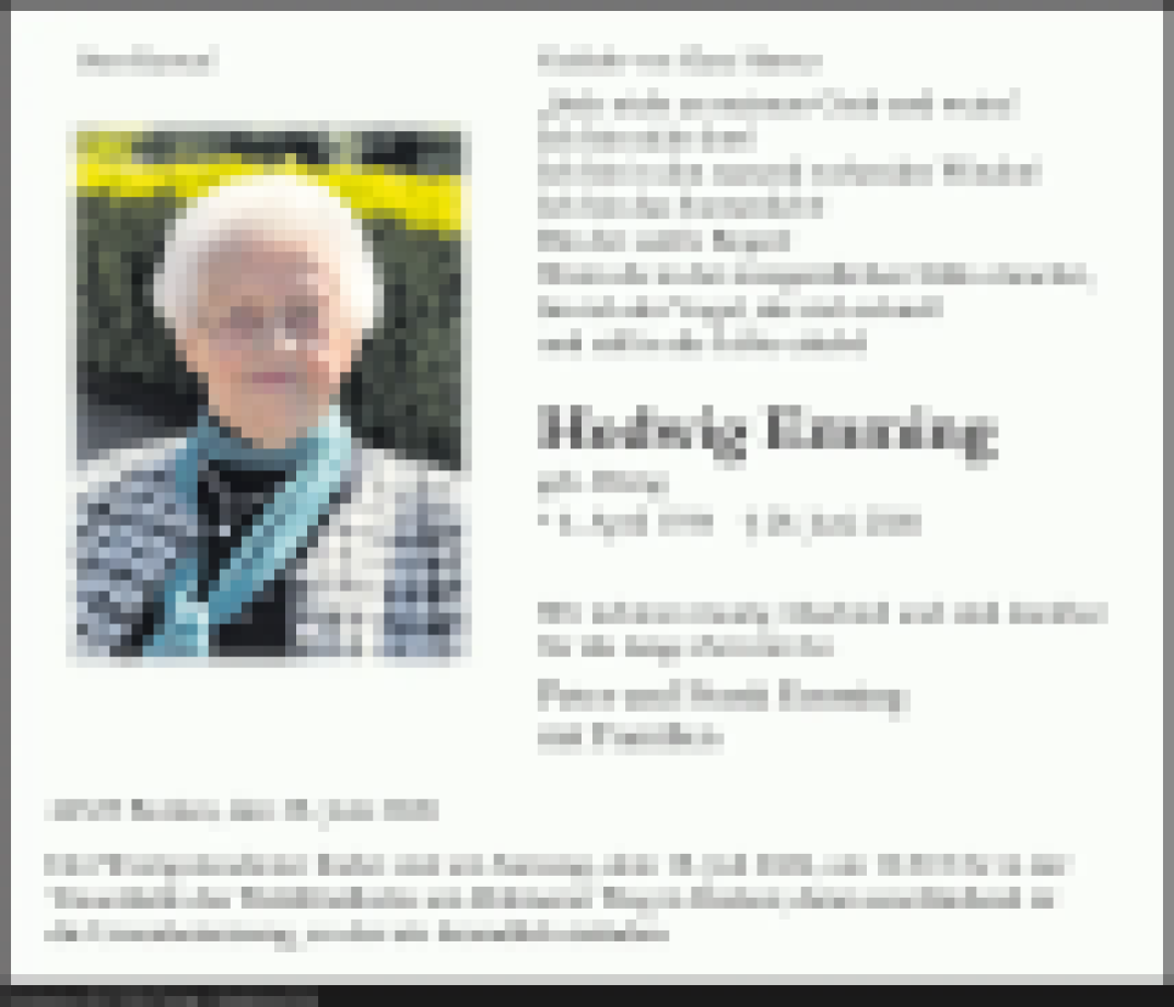 Traueranzeige