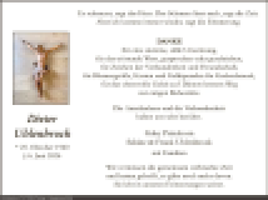 Traueranzeige