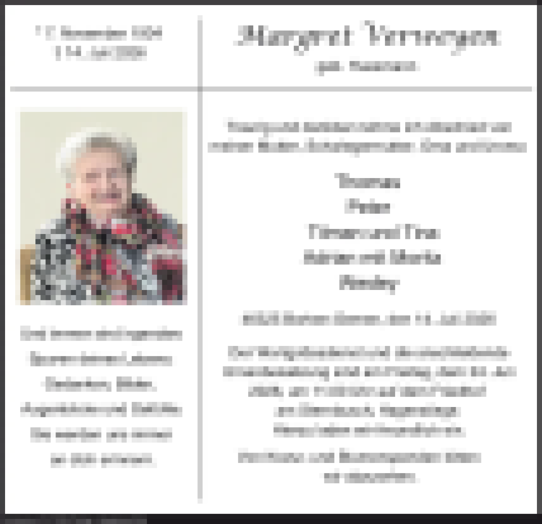 Traueranzeige
