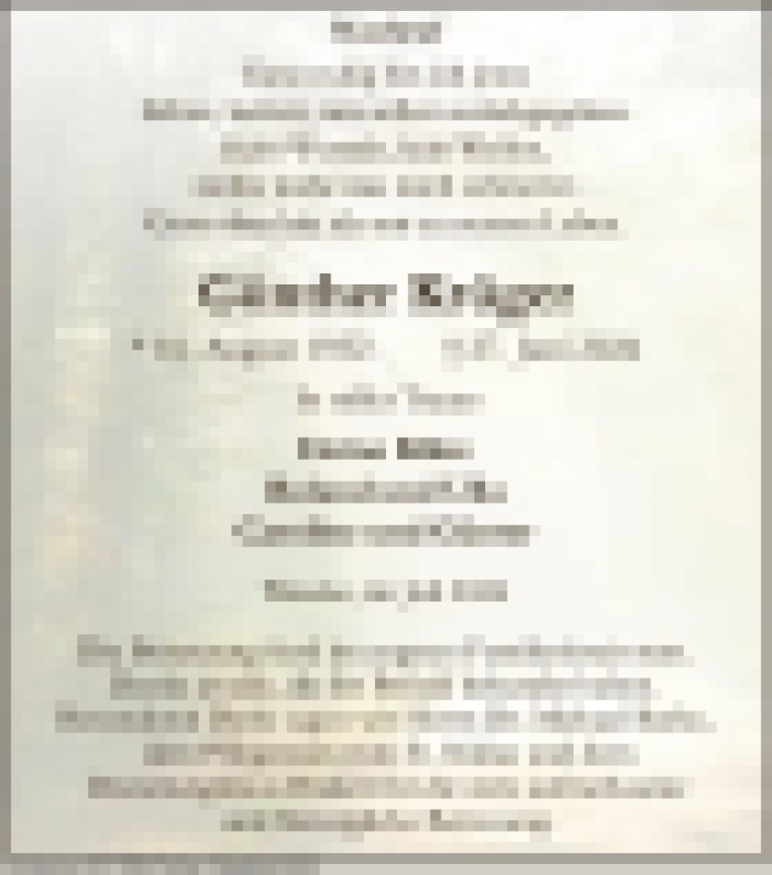 Traueranzeige