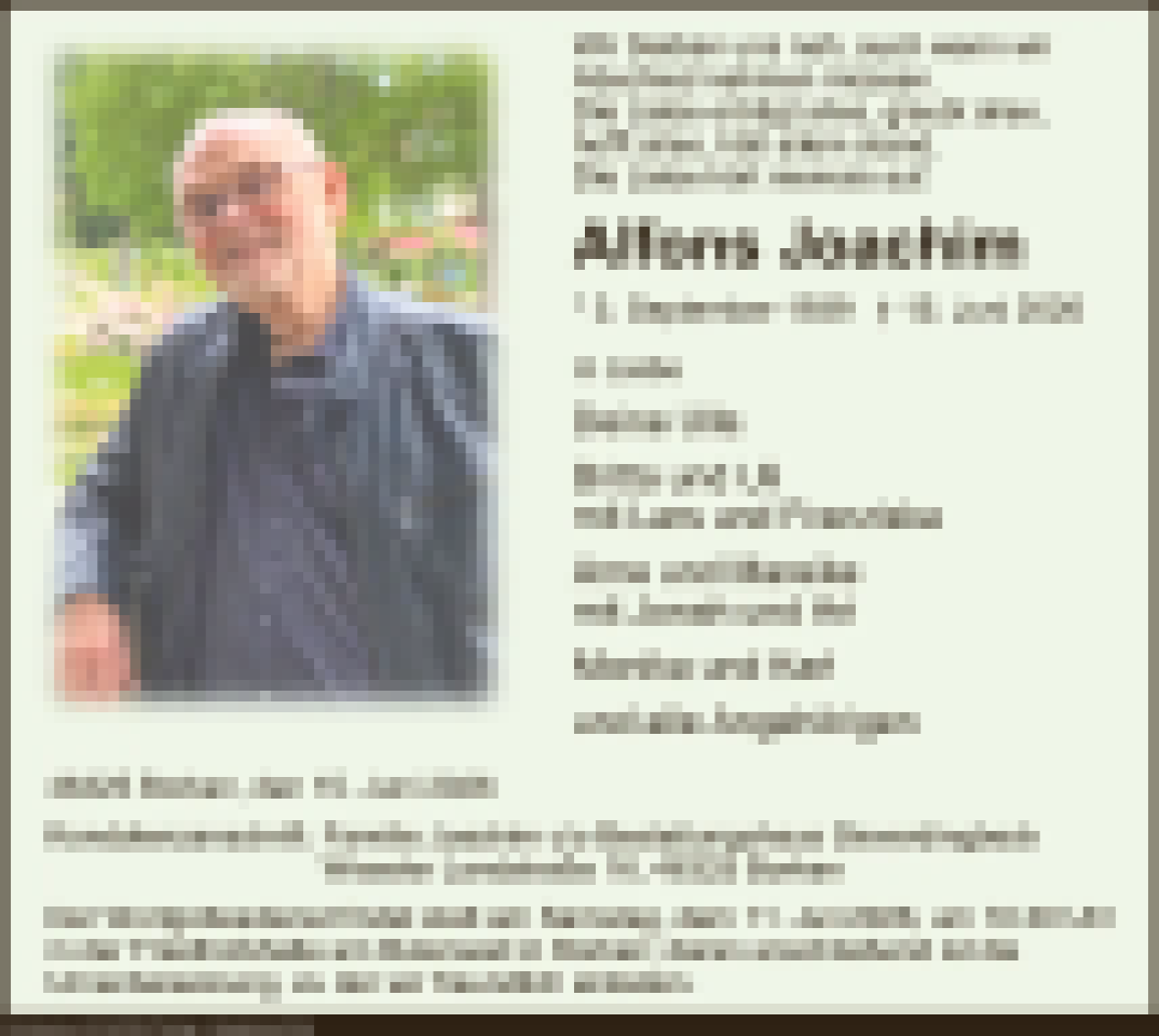 Traueranzeige